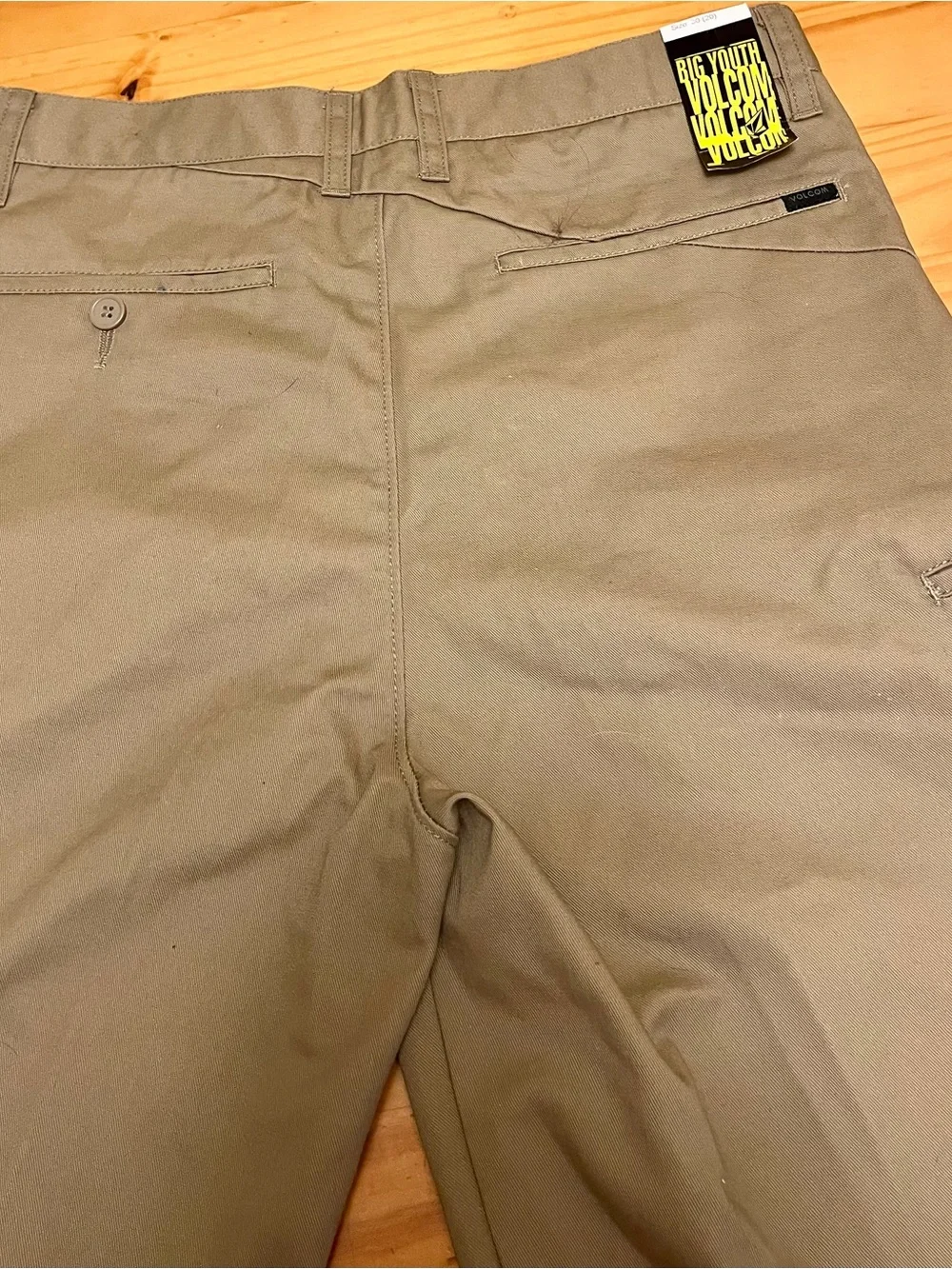 Volcom Youth Khaki Shorts New with tags Size 30